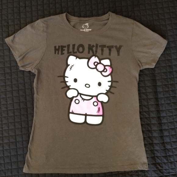 Women's Hello Kitty Sanrio Zombie Graphic T-Shirt - Picture 1 of 3